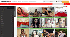 Desktop Screenshot of musclegirlslive.com